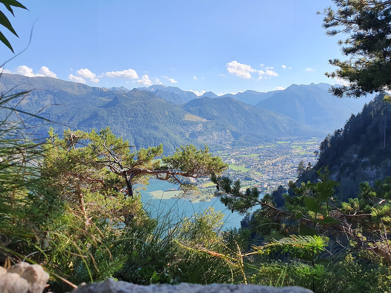 Blick auf Ebensee vom Sonnstein