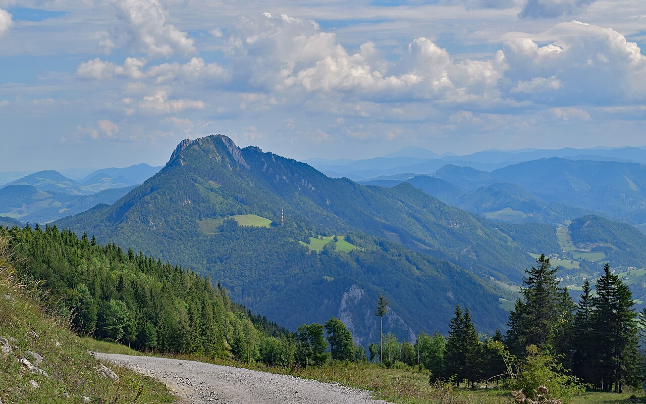 Blick von der Hohen Dirn zum Schieferstein